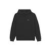 Solid Color Left Chest Letter Print Long Sleeve Pullover Sweatshirt Men Sweatshirt Black 000NM2301E-UB1