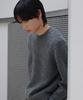 LEIRE Wool Mohair Round Knit [Charcoal]