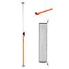 Cargo Bar, Ratcheting Cargo Bars Adjustable from 1016mm To 1854mm, Heavy-duty Steel Cargos Stabilizer with Storage Net & Divider Bar