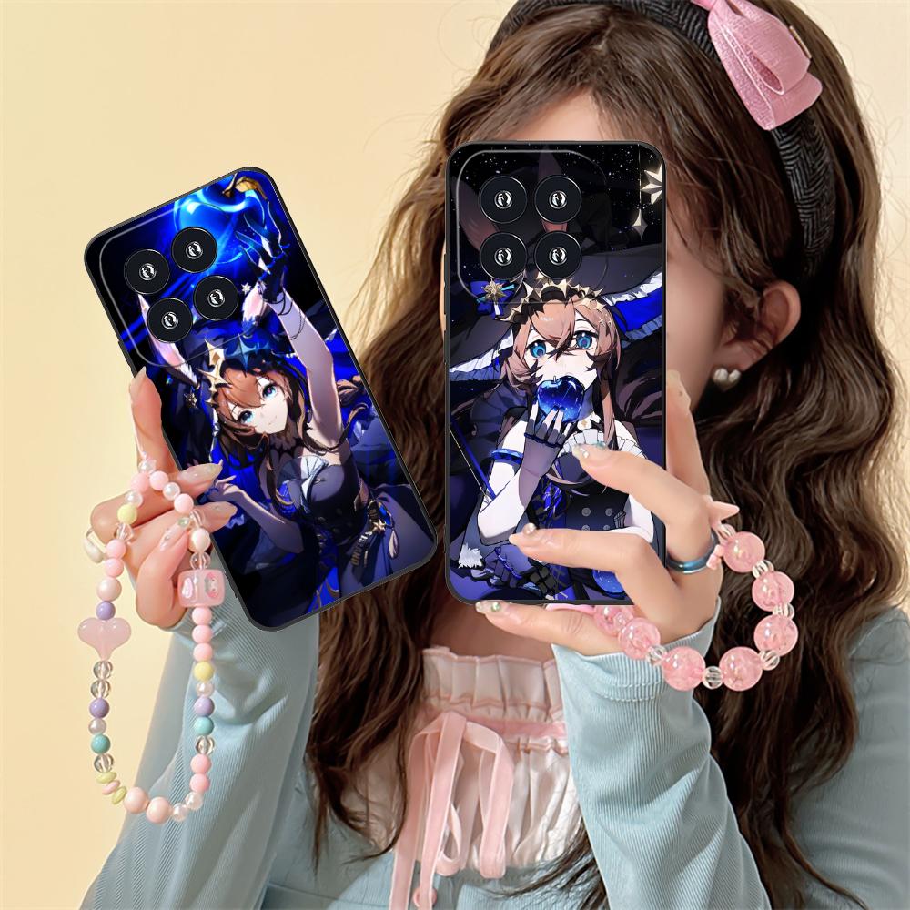 Чехол для мобильного телефона Arknights Amiya для Xiaomi 15 14 13 12 Mi 11 T Ultra Lite Pro S X 5G Цветная печать Защитный Роскошный Красивый