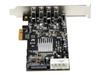 USB Adapter - STARTECH - 4-Port USB 3.0 PCI Express Controller Card - 4 Dedicated 5 Gbps Lanes