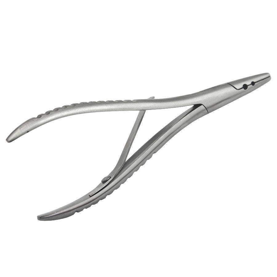 Инструмент для наращивания волос Щипцы для волос из нержавеющей стали с 2 отверстиями Инструмент для удаления бусин Инструмент для открывания уточных наращиваний волос Укладка волос Аксессуары для салонов красоты