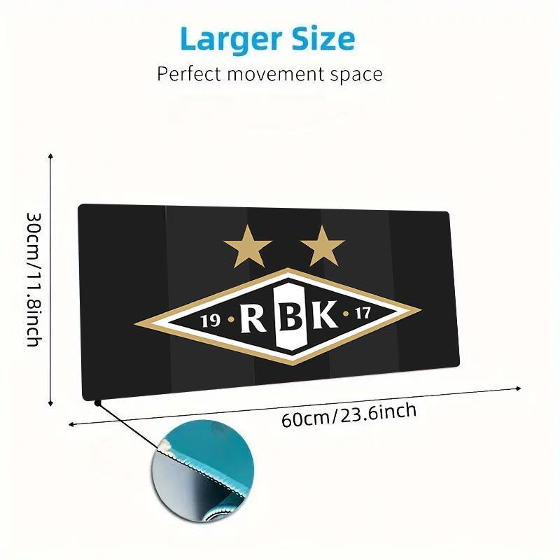 Rosenborg BK Print Cushion Non-slip Laptop Tablet Big Mousepad XXL Mat Mini PC Playmat With Lock edge