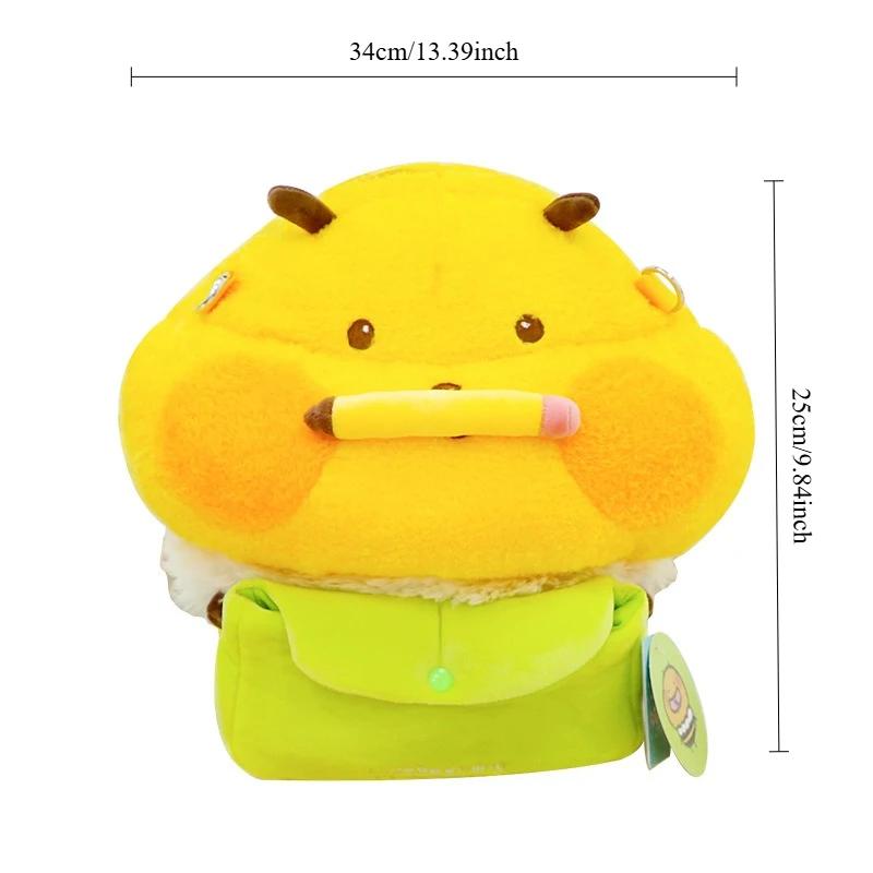 Милые плюшевые рюкзаки-пчелки Сумка с мягкой игрушкой Кавайная мультяшная плюшевая кукла-пчелка Модная сумка для женщин Креативный подарок на День Рождения Рождество