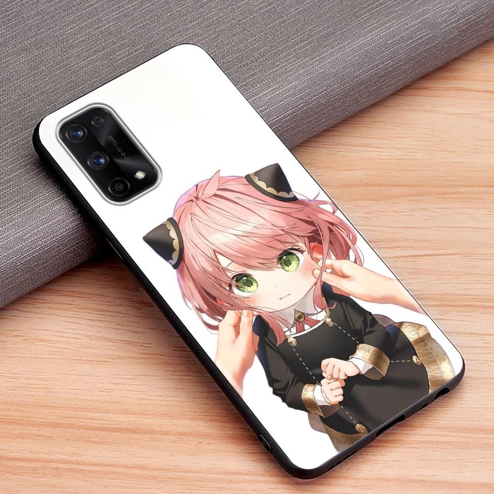 Чехол для телефона SPYx FAMILY Ania для OPPO Realme C1 C2 C3i C21 C21Y C25s C15 C11 C12 C20 XT GT GT2 X50 5G Narzo Pro, черный мягкий чехол