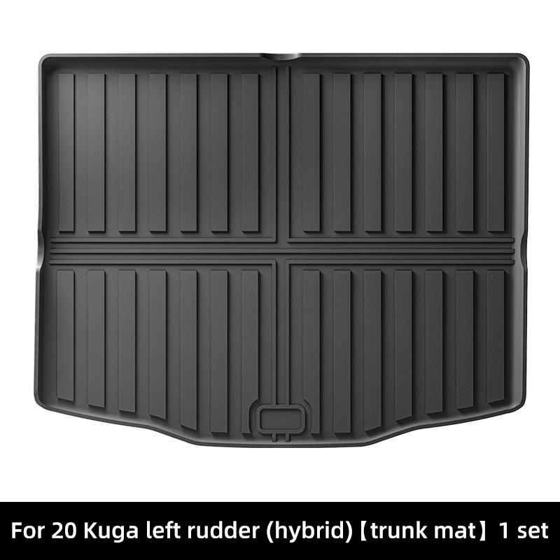 Экологичные коврики для пола и багажника из ТПЭ для Ford Kuga Hybrid 2020 года (Левый руль, ЕС).
