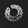 Non Piercing Clip On Surgical Steel Hollow Heart Sexy Women Nipple Shield Ring