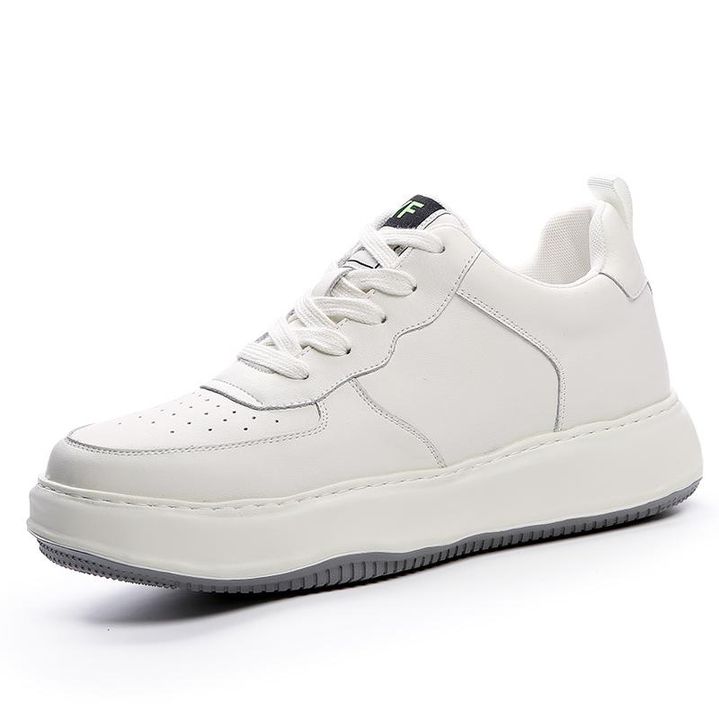 New Men Casual Leather Shoes Classic Lace-Up Antiskid Sports Shoes Outdoor Wear-Resistant Vulcanized Shoes High-Quality Men Shoe