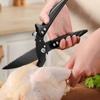 Кухонные ножницы Черные титановые ножницы из нержавеющей стали прочные ножницы для куриных костей бытовые ножницы для куриных костей уток гусей