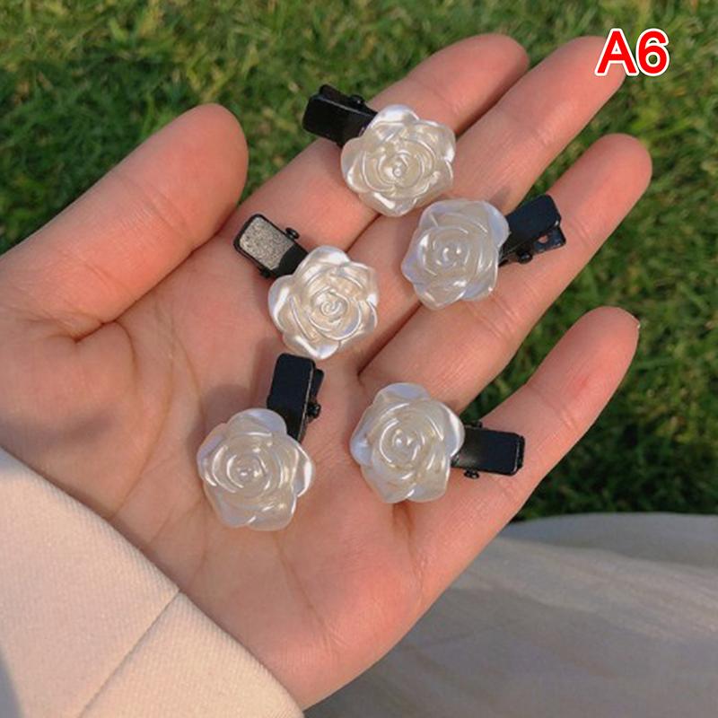 5 шт. такие милые девушки, розовая роза, сердце, бант, персик, мини-шпилька, набор, сладкие волосы