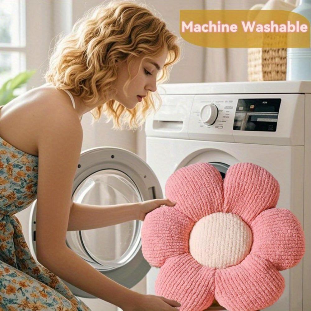 PP Cotton Stuffed Flower Plush Pillow Soft Chair Mat Comfortable Car Seat Pillow Home Decoration