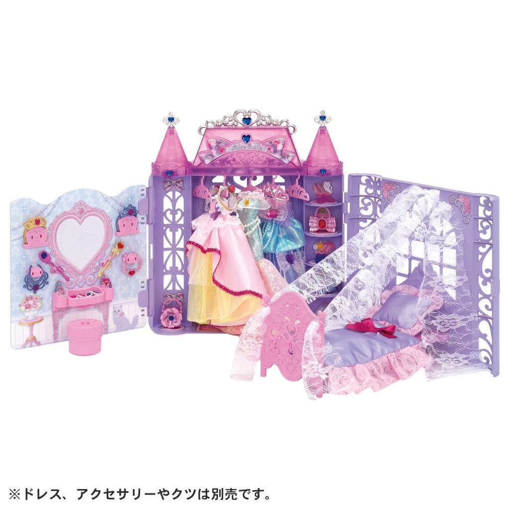 TAKARA TOMY Dreaming Princess Princess Doll Pretend Play Toy for Ages 3 and Meets Toy Safety ST Mark Certified "Licca-chan Room" Dress-Up Up,