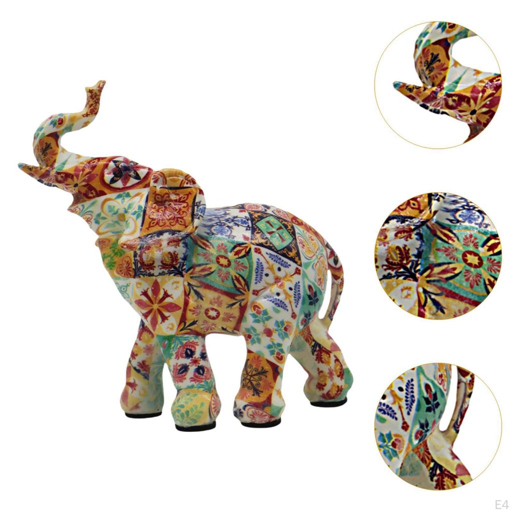 Фигурка слона, скульптура животного, художественные промыслы, настольный орнамент, декоративная статуя для центральной части