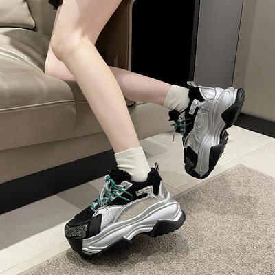 Модные дизайнерские высококачественные туфли для женщин на шнуровке, вулканизированные туфли на платформе, теплые повседневные кроссовки для ходьбы на открытом воздухе, Zapatos De Mujer