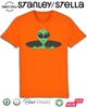 Mens Pop Up ALIEN T-Shirt UFO Space Invasion  Cotton Premium Quality Gift