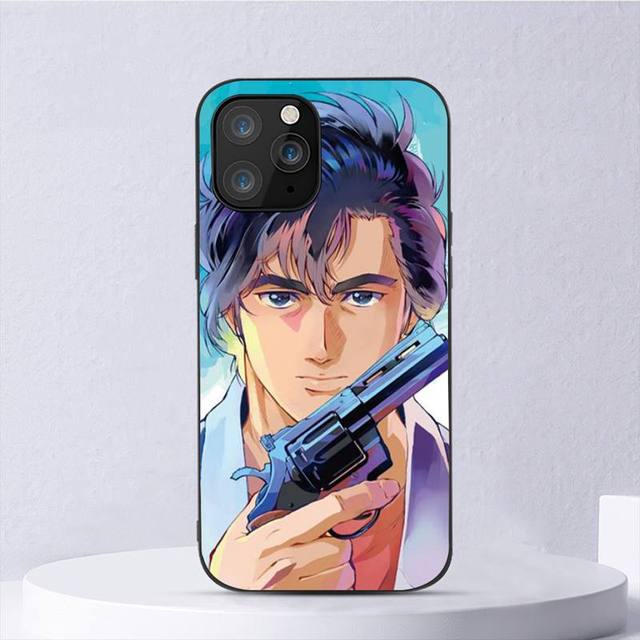Чехол для телефона City Hunter с комиксами для Iphone 11 12 Mini 13 14 Pro Xs Max X 8 7 6s Plus 5 Se Xr Shell