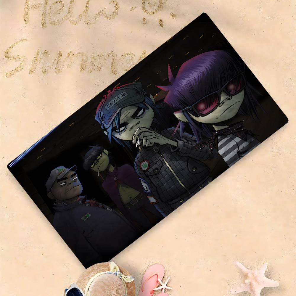 Полотенца для пляжа из микрофибры Gorillaz, большие, быстросохнущие, для песка, для бассейна, для путешествий, плавания, йоги