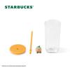 Starbucks 530ml Glass Cup with Straw