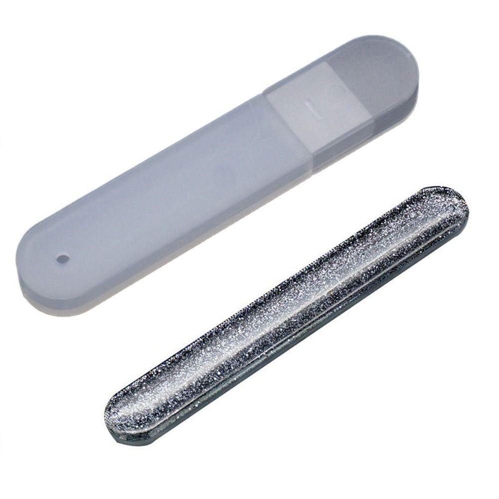 1 шт., нано-стеклянная пилочка для ногтей, салонный маникюрный инструмент, шлифовальная пилка, прочная полоска для полировки ногтей
