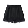 European and American style French women's clothing fashion versatile temperament casual lace shirt shorts set