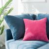 Nordic Simple Office Cushion Square Velvet Pillow Cover Without Insert Waist Pillow Living Room Cushions Pillow Sofa