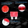 5 Pcs 16/18 AWG Fuse Holder ATC/ATO In-Line Automotive Blade Fuse Holder 60Pcs Mini Car Fuses 5A-30A and 1m 2 Pins Electric Wire Fuse Holders1