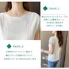French Sleeve Summer Knit Cut and Sew Thin Ribbed Knit Boat Neck Top Solid Color Spring Summer [jinghuiyue] Women's JJP0073CA-XL