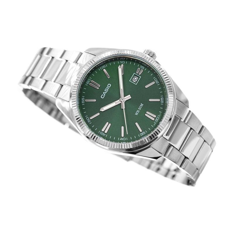 Casio Мужские часы Стандартной серии Зеленые MTP-1302D-3A MTP-1302D-3A