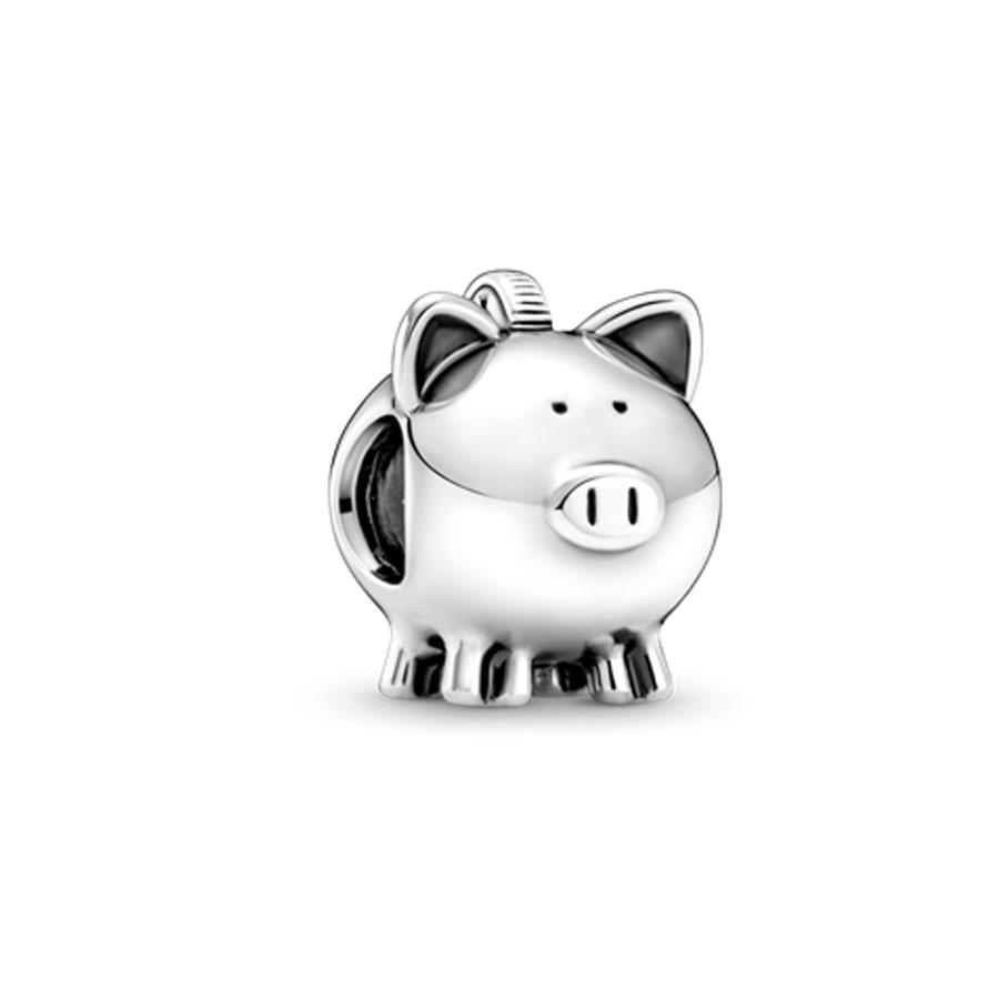 New Fine S925 Sterling Silver Bear Pig Chicken and Duck Charm DIY Bead Dangle Pendant Fit Original Bracelet Women Jewelry