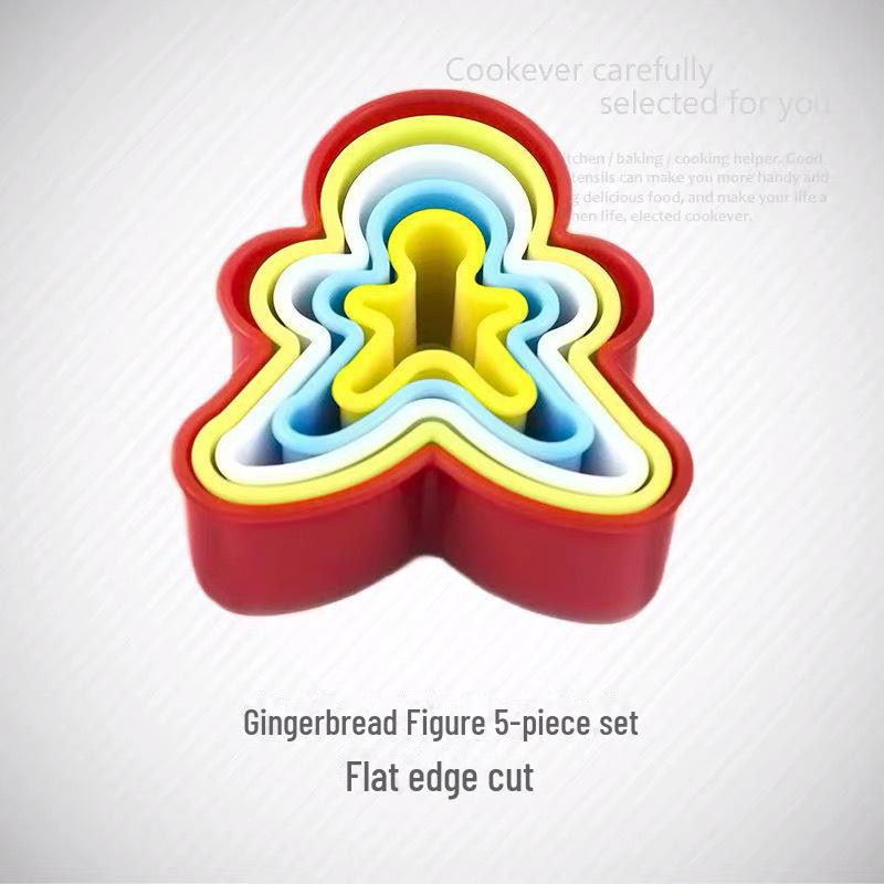 Пластиковые формочки для печенья, тортов и пирожных - 5-6 колец для нарезки мусса из сливы и овощей