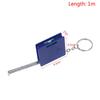 Square Mini Measure Tape Multifunctional Steel Tape Measure New 1M Retractable Ruler