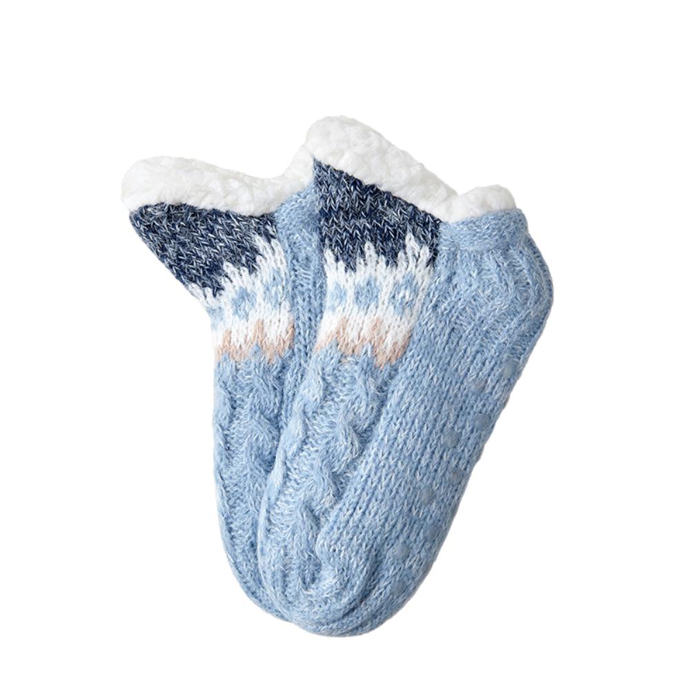 Plush Floor Socks Women Anti Slip Winter Fleece Socks Warm Slippers Socks  Female