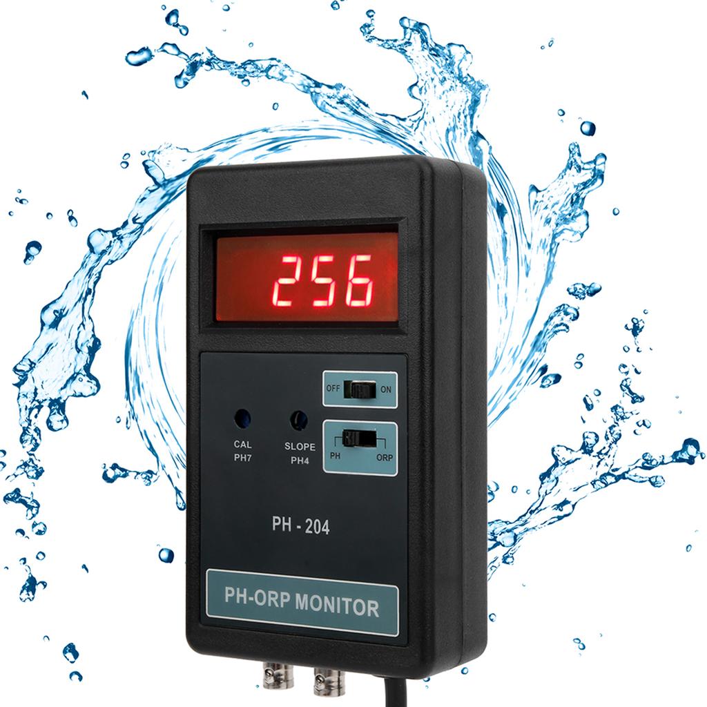 Digital LED Display PH ORP Temperature Control Monitor Meter Tester Monitoring EquipmentUS Plug 110V