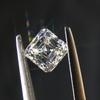 Cellacity White Short Square Aschi Mosanite 0.5 Cct-7.0 CT-D Color Laboratory Grown Diamond GRA Certificate