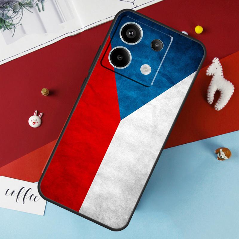 Чехол с чешским флагом для Xiaomi Redmi 12 13C 12C 10C 9C Redmi Note 13 9 10 11 12 Pro 9S 10S 11S 12S