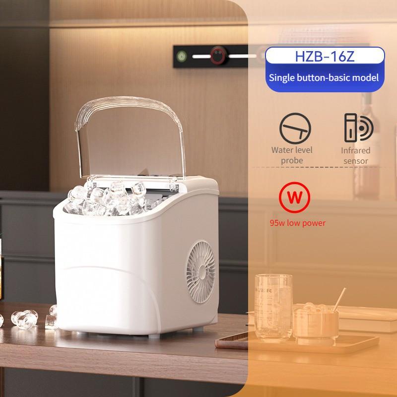 Бытовой автоматический самоочищающийся льдогенератор, бесшумная работа, машина для производства льда, маленький электрический льдогенератор для кубиков льда