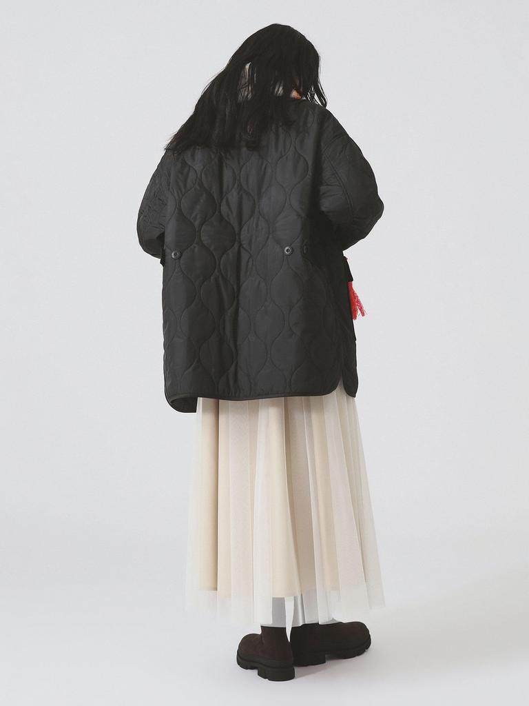 Женская стеганая блузка без воротника Ray Beams, Черный 0