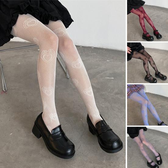Стильные тонкие колготки для ночного клуба