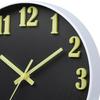 3D Luminous Wall Clock Black