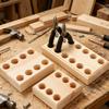 Wooden Tool Holder Non Slip Multi-slots Wood Stand Keep Neat Pliers Storage Holder  Craft Tool