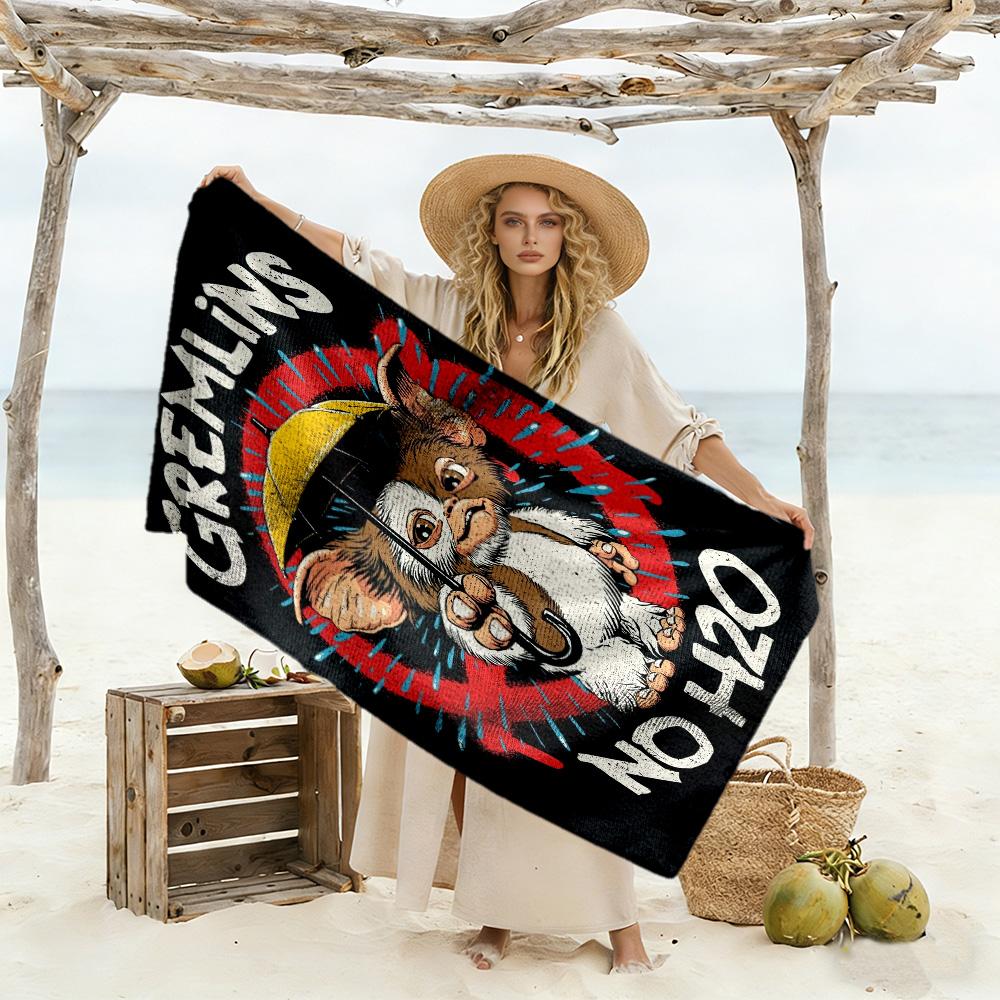 Gremlins Beach Towel Soft Durable Quick-Dry Comfortable Lightweight Perfect for Traveling Yoga Camping and Swimming