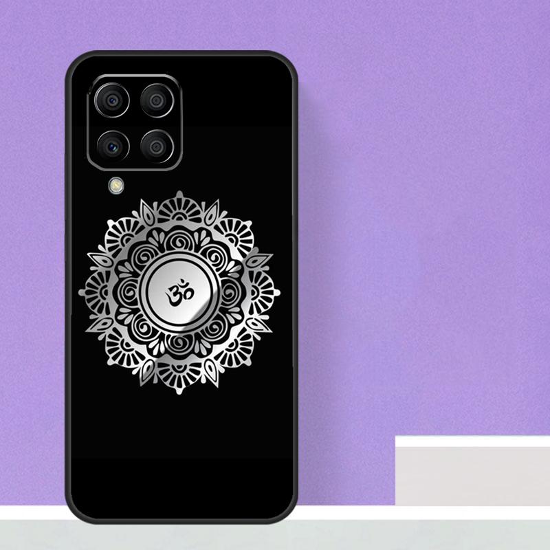 Аум Ом Символ Йоги Фитнес Зал Для Samsung Galaxy M15 M55 M13 M33 M53 M21 M31 M51 M30s M20 M14 M34 M54 M12 M32 M52 Чехол