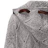 Plus Size Cardigan For Women, Long Open Front Chunky Knit Sweaters Elbow Patch Long Sleeve Outerwear Coat