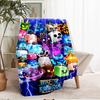 Blox Fruits Theme Printed Blanket - Perfect for Couch, Bed, Travel & Outdoor Use | Machine Washable, Cozy & Durable.
