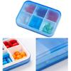 Portable 6 Cells Travel Damp-proof Pill Medicine Drug Storage Case Box Container AVE
