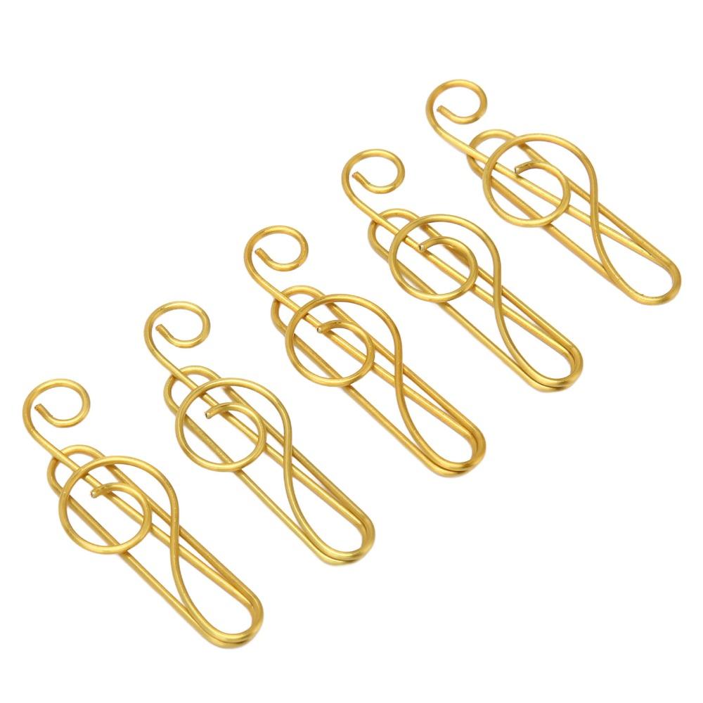 100 Pcs Anti Slip Fancy Paperclips Music Note Shape Small Paper Clips Cute Paper Clips  Scrapbook