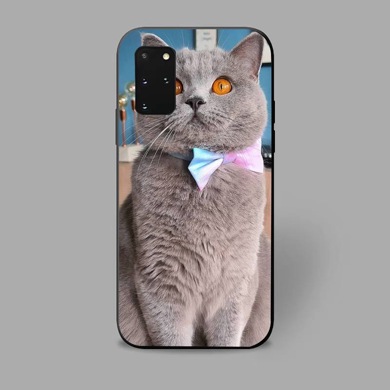 Чехол для телефона «Серый кот» для iPhone Samsung Galaxy Redmi Xiaomi Oppo OnePlus Note SA 7 8 9 10 11 12 13 14 20 21 22 23 53 54 Pro Max Plus Ultra TPU Soft