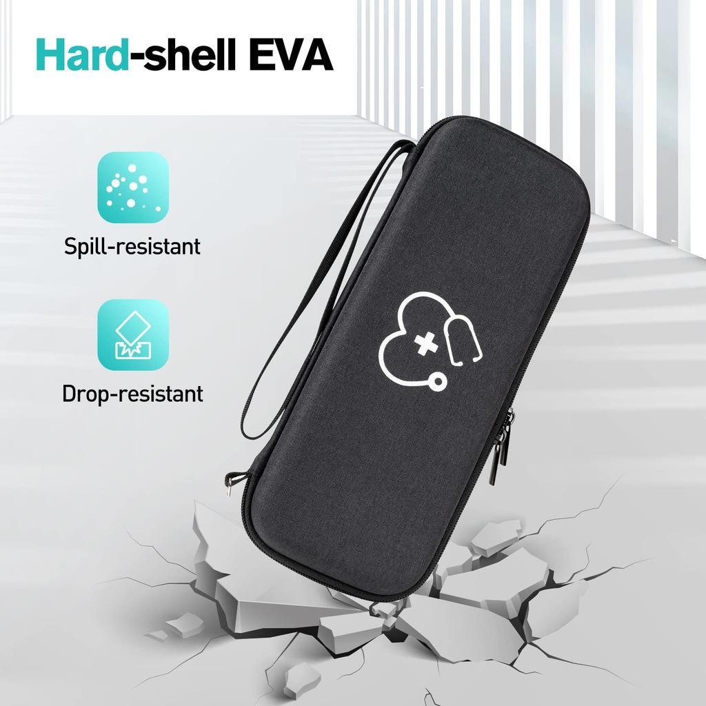 ProCase Футляр для хранения стетоскопа Ударопрочный Жесткий EVA Чехол для переноски с сетчатым карманом для Маленького Совместимый с Littmann Cardiology Classic Classic и