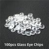 100pcs 14mm Funny Modified Accessories Glass Eye Chips DIY Crafts Blyth Dolls Time Gem