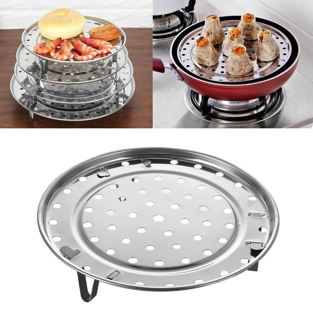 Rack Insulated Durable Steamer Tray Shelf Three-leg Stainless Steel